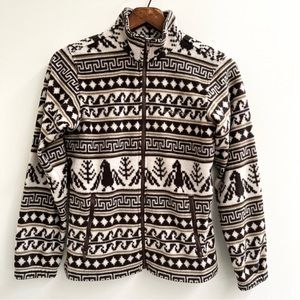Columbia Black and White Patterned Jacket